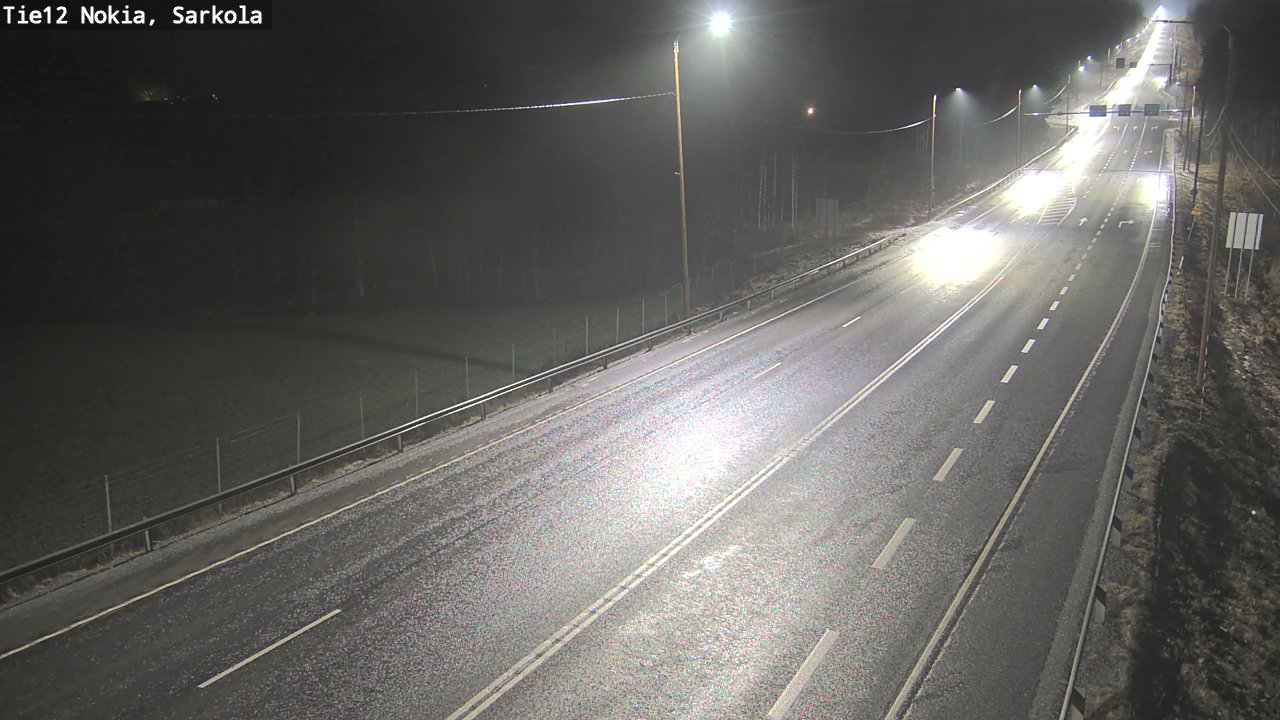 Weather Camera Image Road 12 Nokia, Sarkola, Nokia, Pirkanmaa