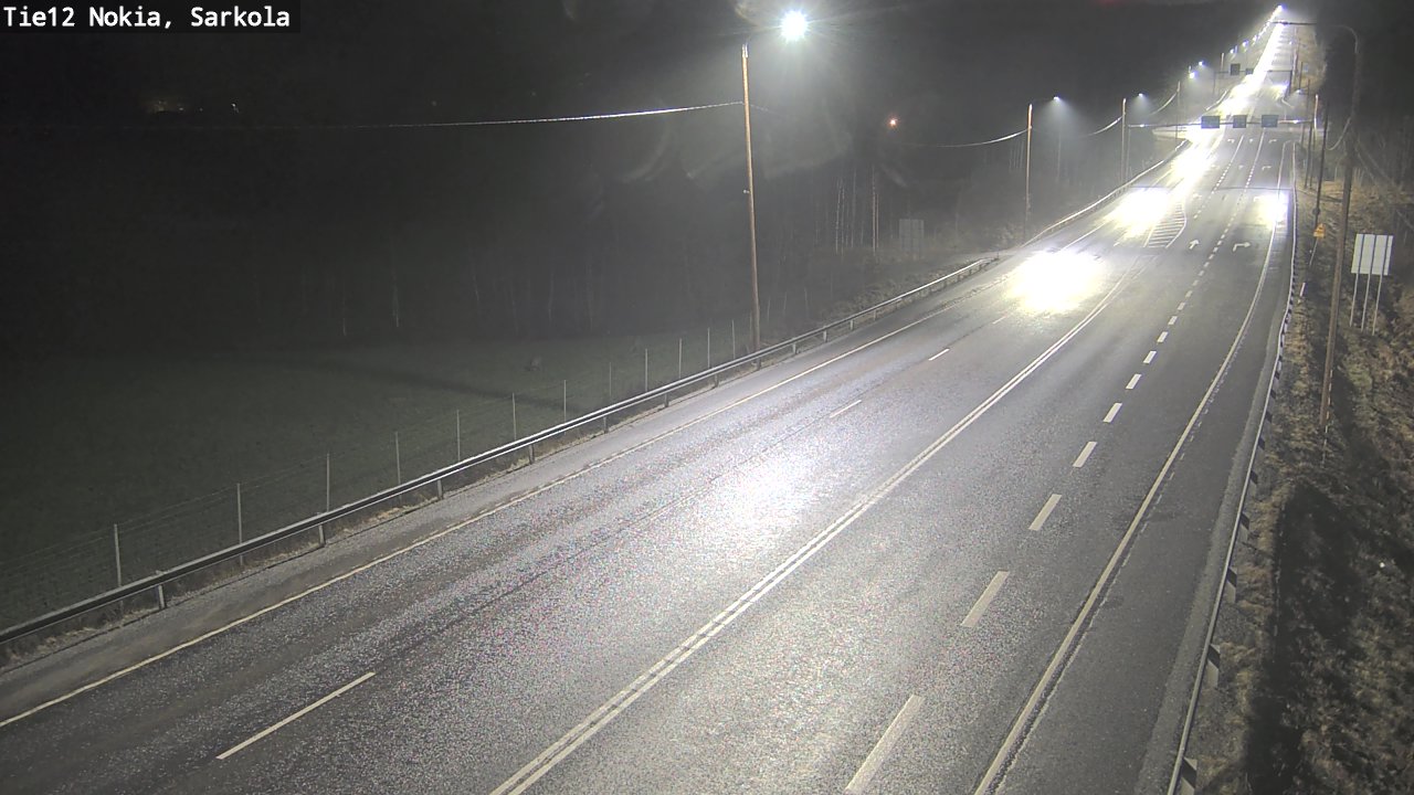 Weather Camera Image Väg 12 Nokia, Sarkola, Nokia, Pirkanmaa