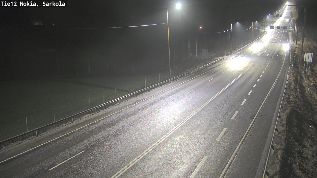 Weather Camera Image Road 12 Nokia, Sarkola, Nokia, Pirkanmaa