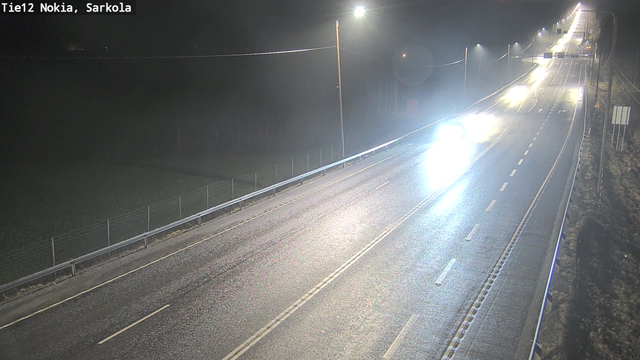 Weather Camera Image Väg 12 Nokia, Sarkola, Nokia, Pirkanmaa