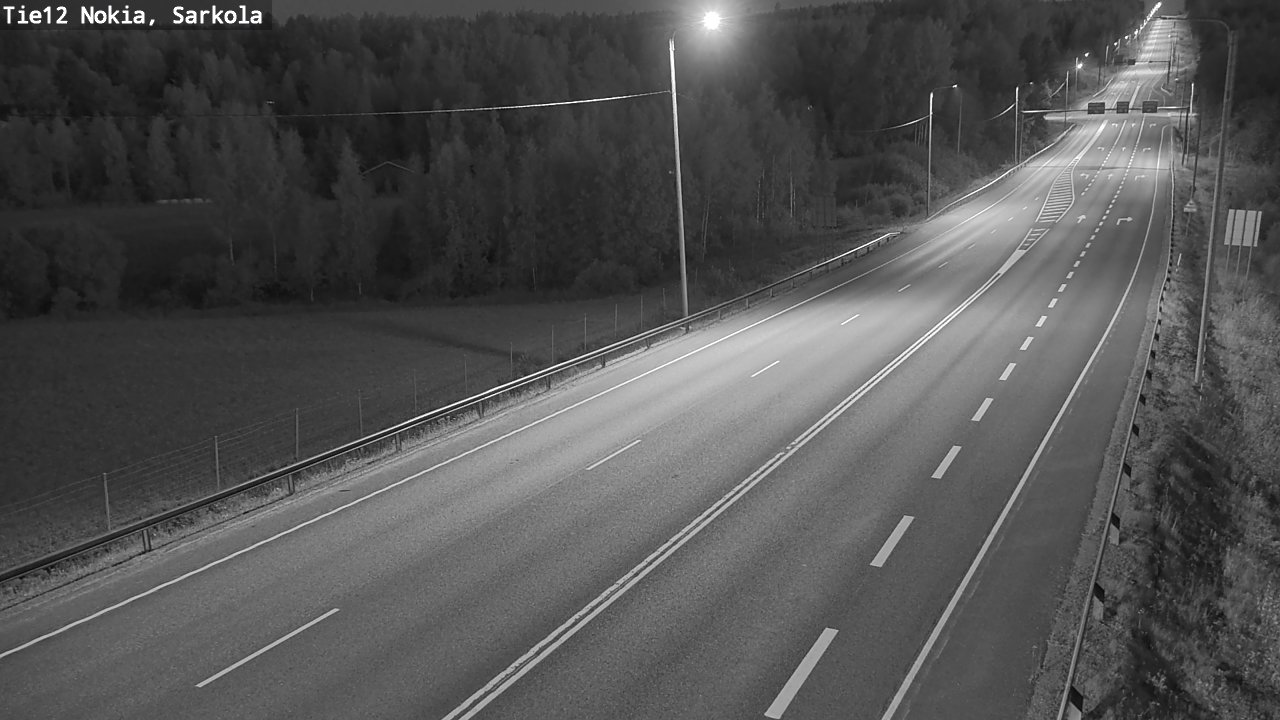 Weather Camera Image Väg 12 Nokia, Sarkola, Nokia, Pirkanmaa