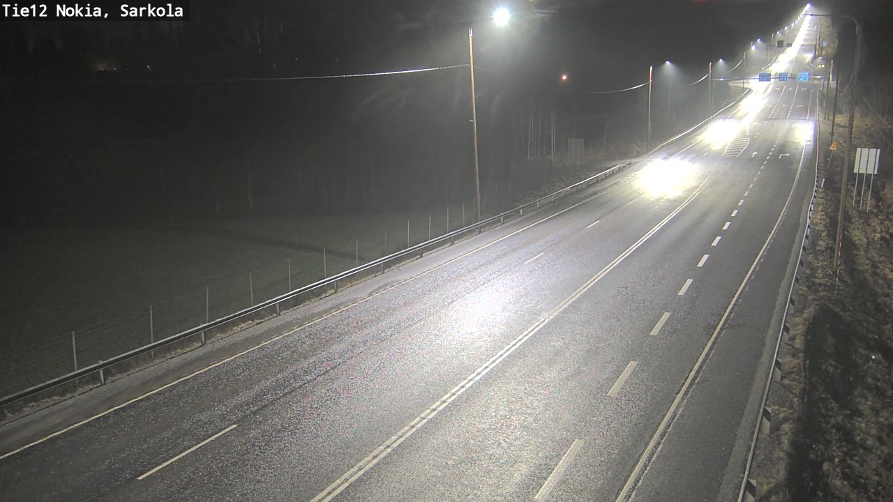 Weather Camera Image Väg 12 Nokia, Sarkola, Nokia, Pirkanmaa