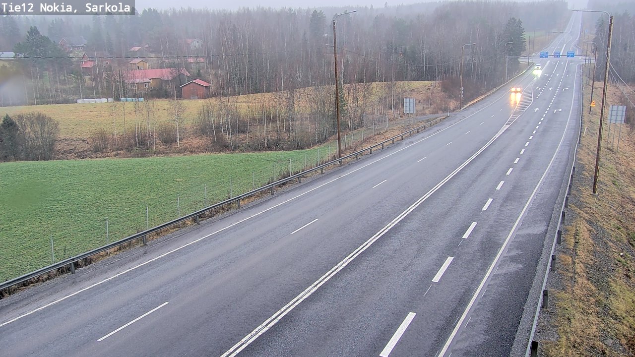 Weather Camera Image Väg 12 Nokia, Sarkola, Nokia, Pirkanmaa