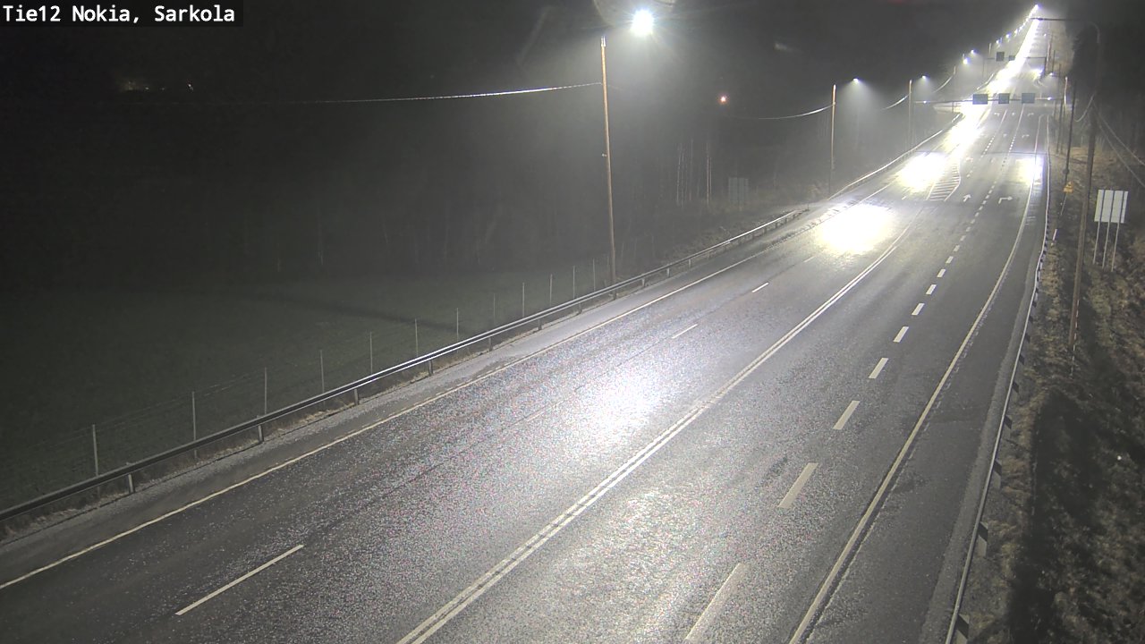 Weather Camera Image Väg 12 Nokia, Sarkola, Nokia, Pirkanmaa