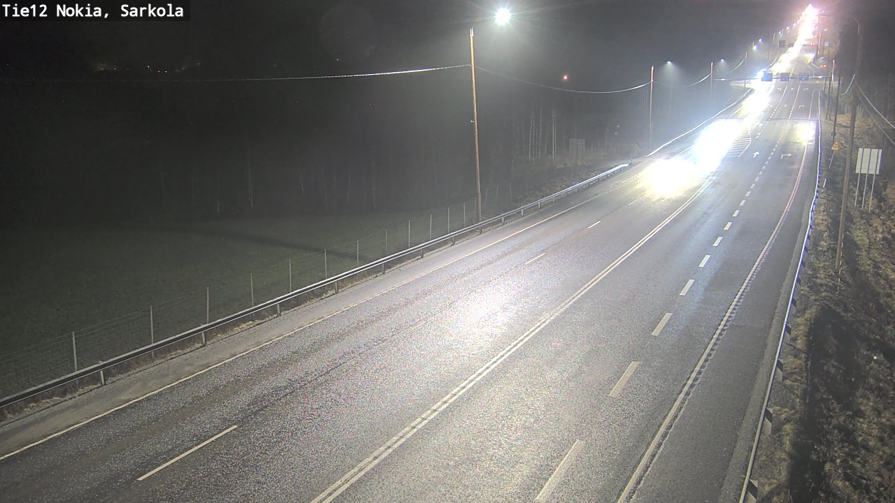 Weather Camera Image Väg 12 Nokia, Sarkola, Nokia, Pirkanmaa