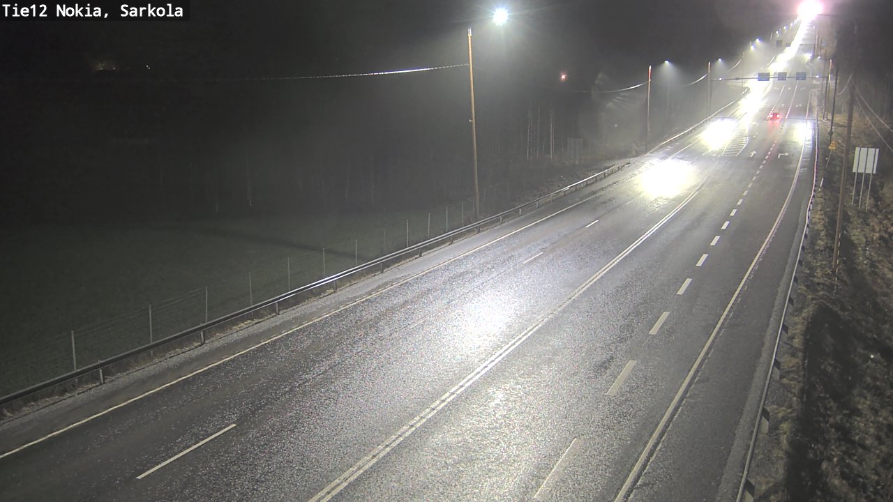 Weather Camera Image Road 12 Nokia, Sarkola, Nokia, Pirkanmaa