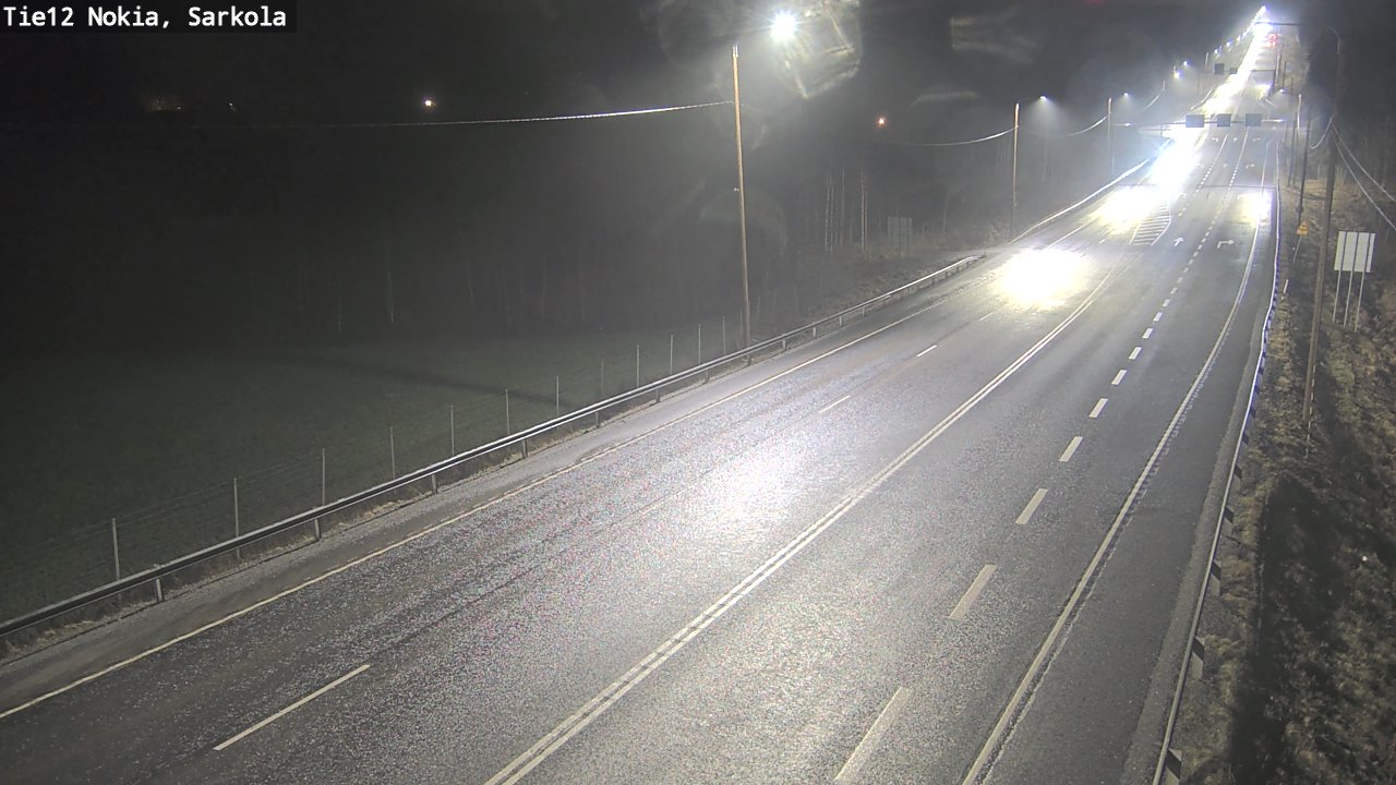 Weather Camera Image Väg 12 Nokia, Sarkola, Nokia, Pirkanmaa