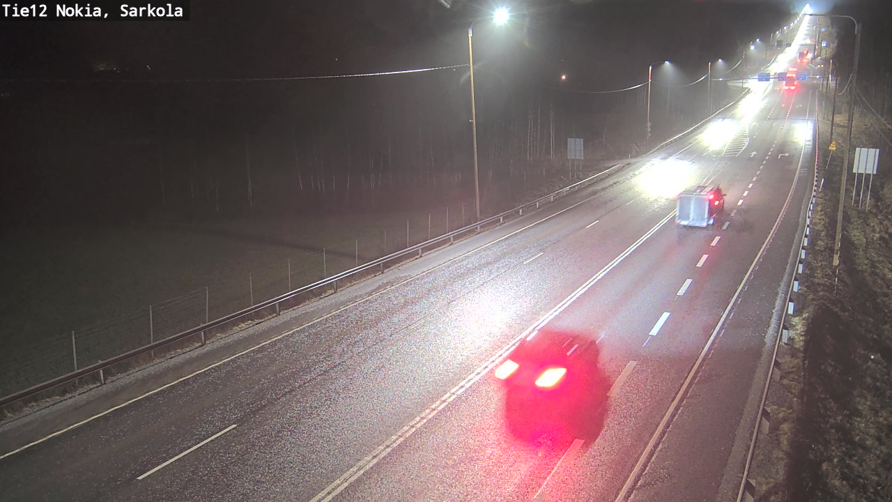 Weather Camera Image Väg 12 Nokia, Sarkola, Nokia, Pirkanmaa