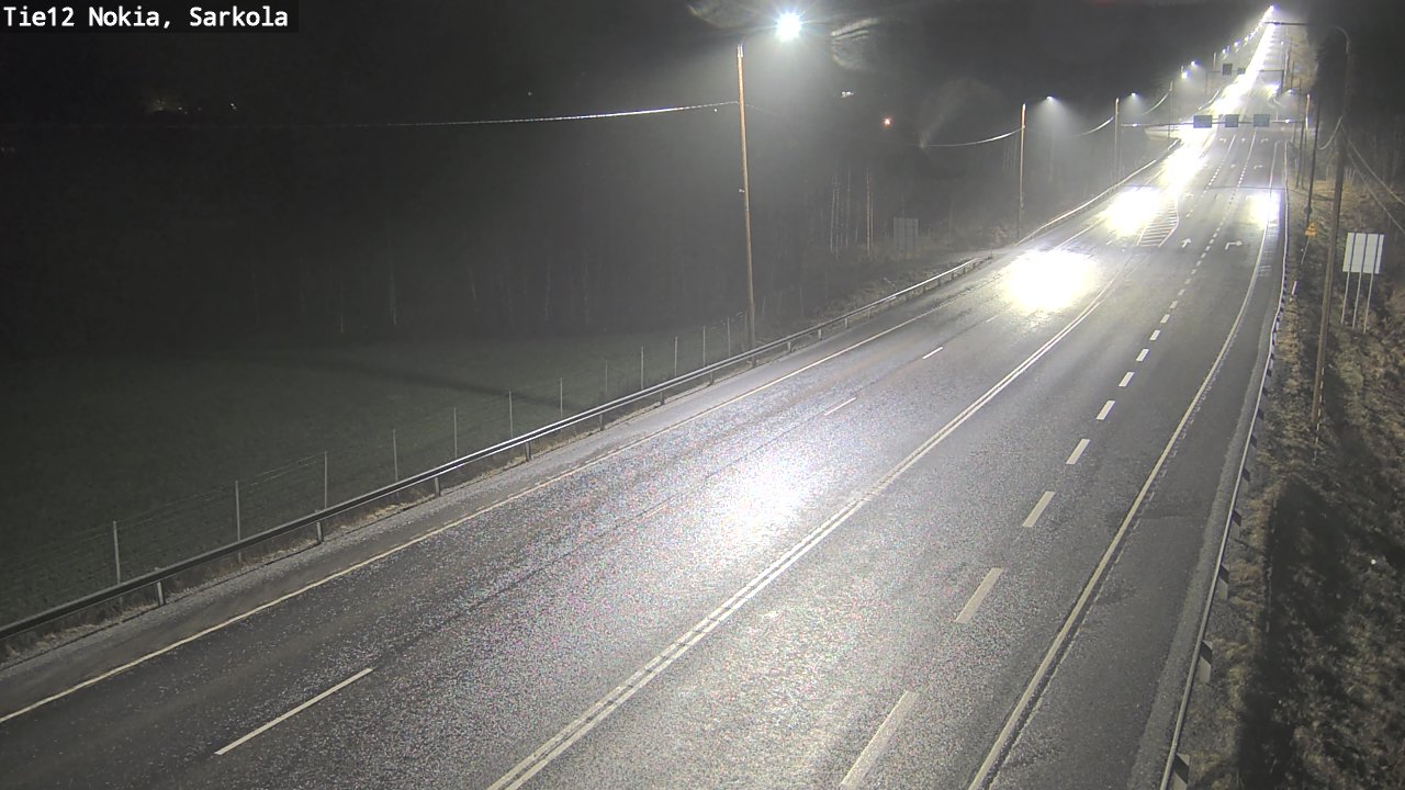 Weather Camera Image Väg 12 Nokia, Sarkola, Nokia, Pirkanmaa