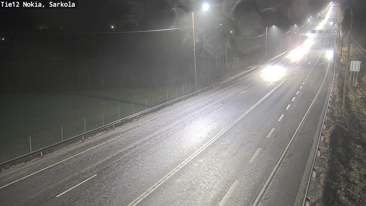 Weather Camera Image Väg 12 Nokia, Sarkola, Nokia, Pirkanmaa