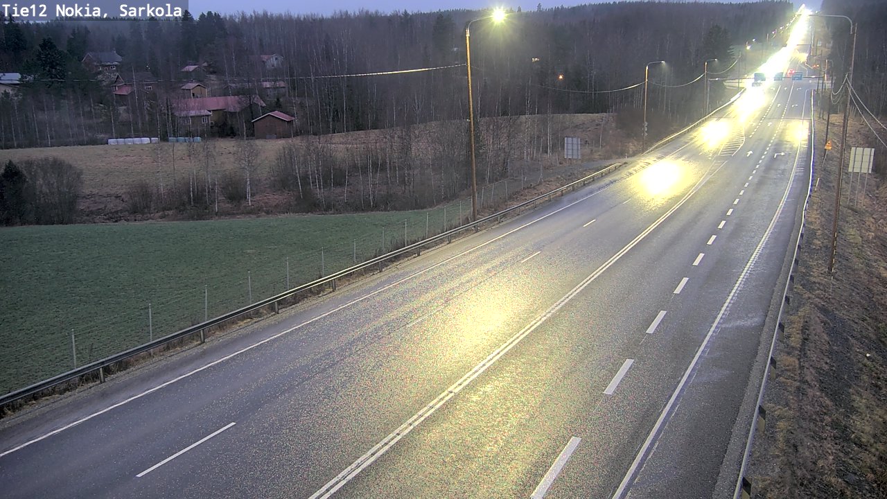 Weather Camera Image Väg 12 Nokia, Sarkola, Nokia, Pirkanmaa