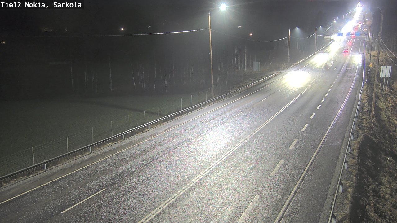 Weather Camera Image Väg 12 Nokia, Sarkola, Nokia, Pirkanmaa