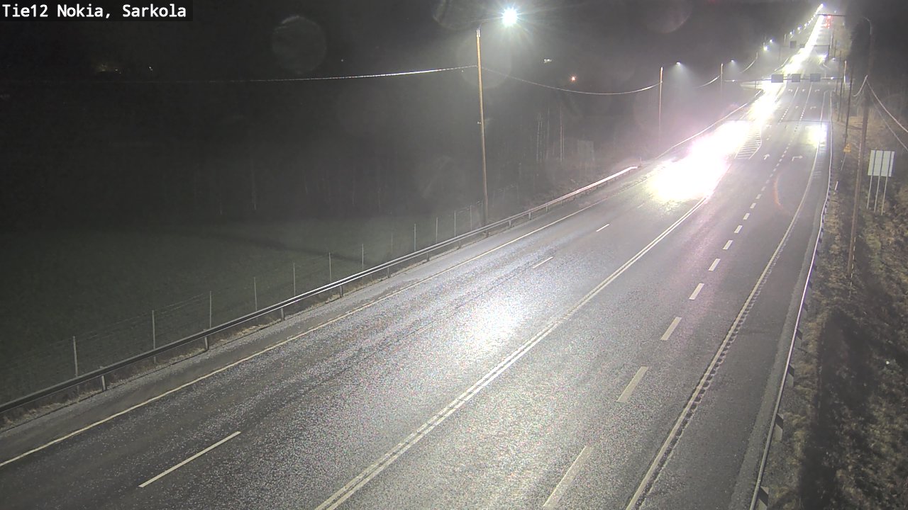 Weather Camera Image Väg 12 Nokia, Sarkola, Nokia, Pirkanmaa