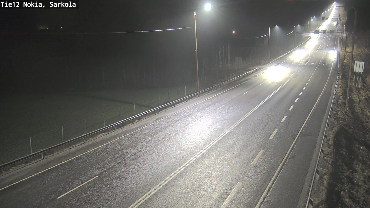 Weather Camera Image Väg 12 Nokia, Sarkola, Nokia, Pirkanmaa