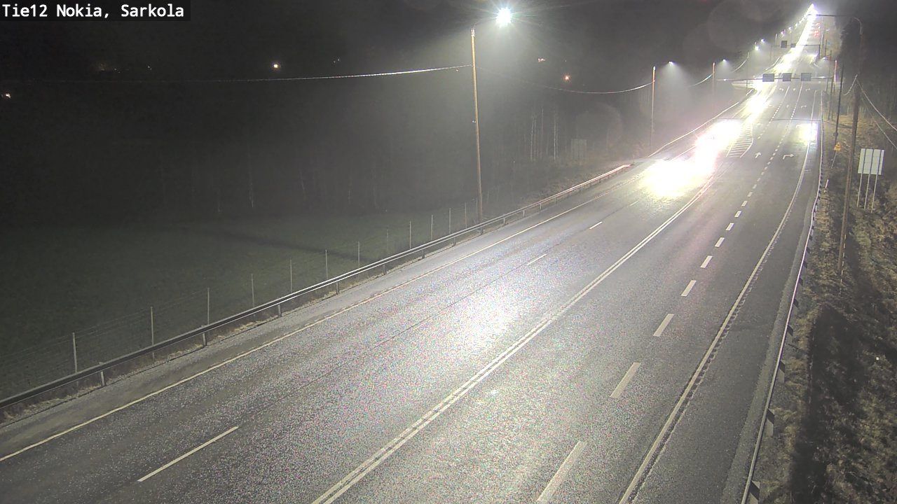 Weather Camera Image Väg 12 Nokia, Sarkola, Nokia, Pirkanmaa