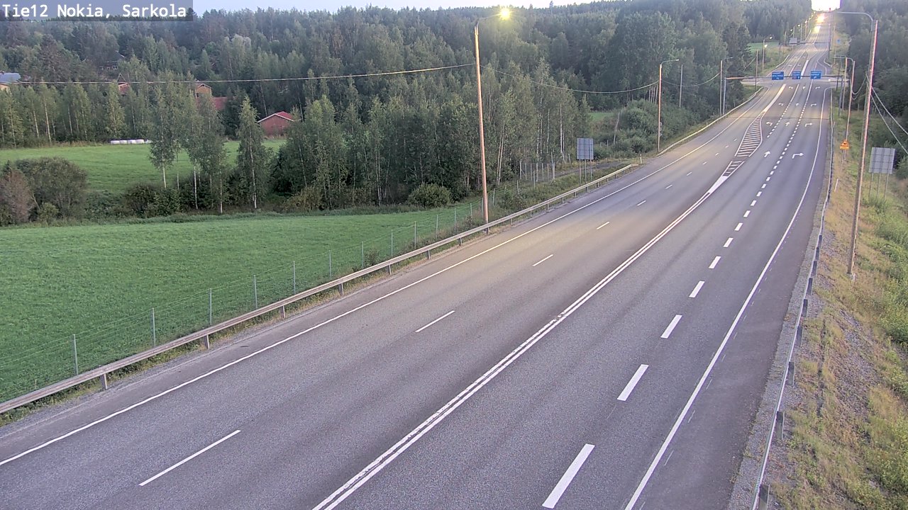Weather Camera Image Väg 12 Nokia, Sarkola, Nokia, Pirkanmaa