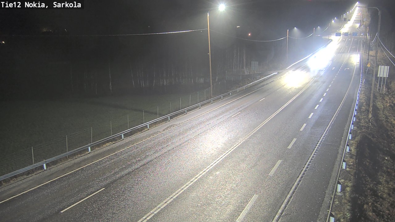 Weather Camera Image Väg 12 Nokia, Sarkola, Nokia, Pirkanmaa