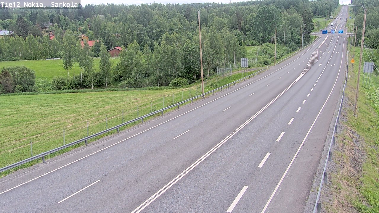 Weather Camera Image Road 12 Nokia, Sarkola, Nokia, Pirkanmaa