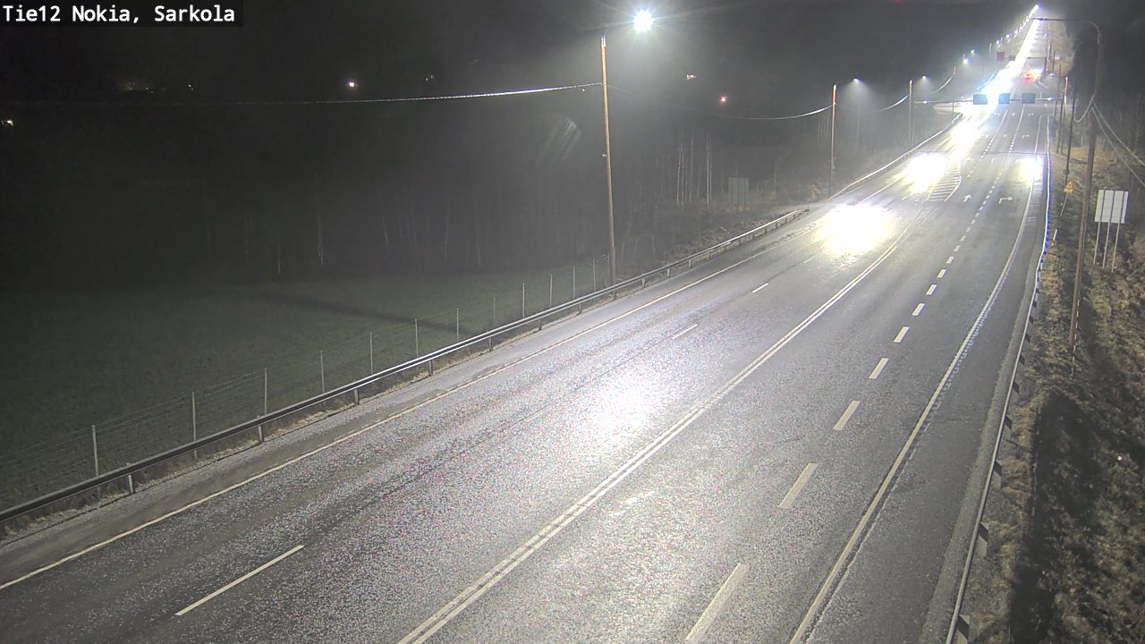Weather Camera Image Väg 12 Nokia, Sarkola, Nokia, Pirkanmaa