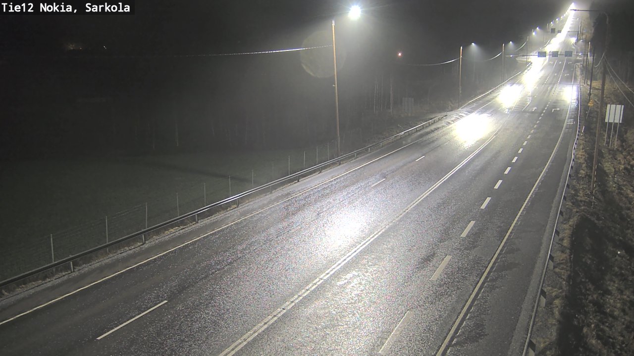 Weather Camera Image Road 12 Nokia, Sarkola, Nokia, Pirkanmaa