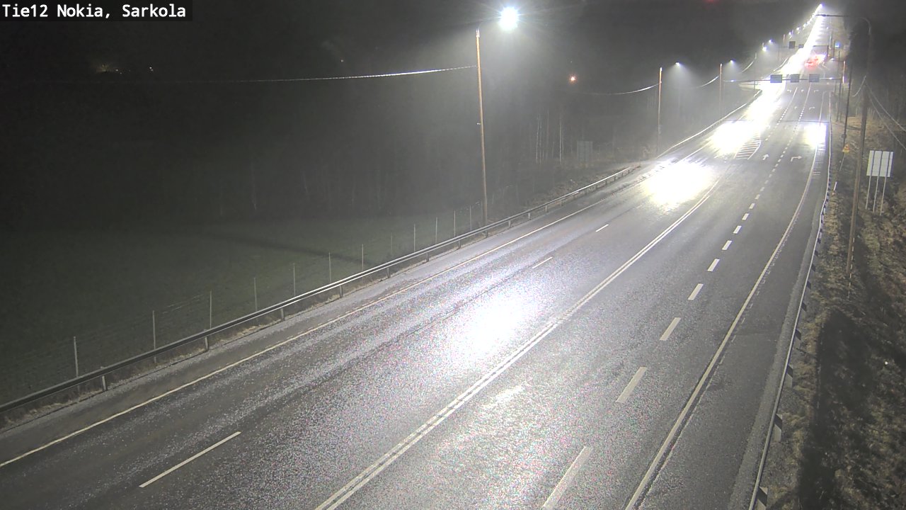 Weather Camera Image Väg 12 Nokia, Sarkola, Nokia, Pirkanmaa