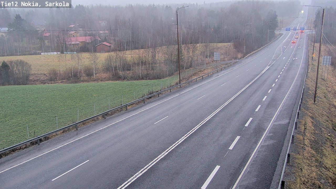 Weather Camera Image Väg 12 Nokia, Sarkola, Nokia, Pirkanmaa