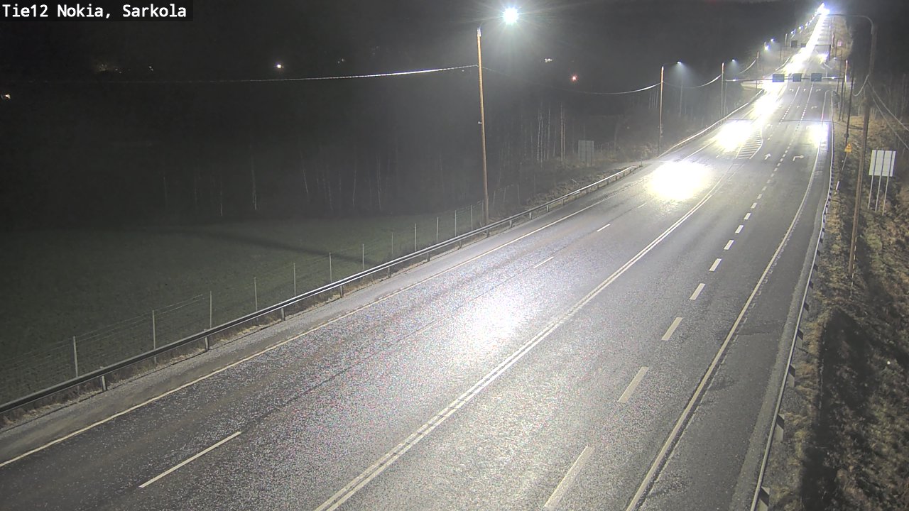 Weather Camera Image Väg 12 Nokia, Sarkola, Nokia, Pirkanmaa
