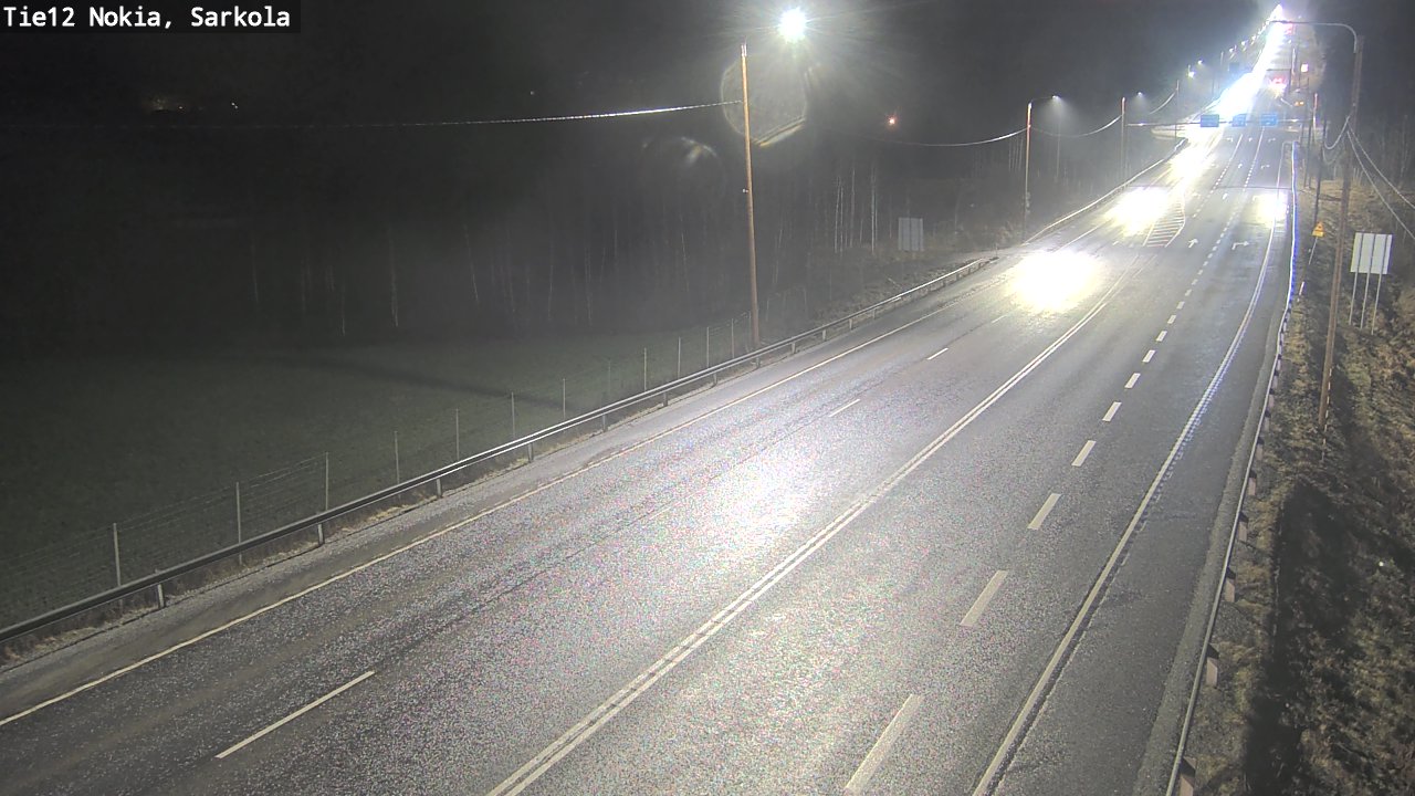 Weather Camera Image Road 12 Nokia, Sarkola, Nokia, Pirkanmaa