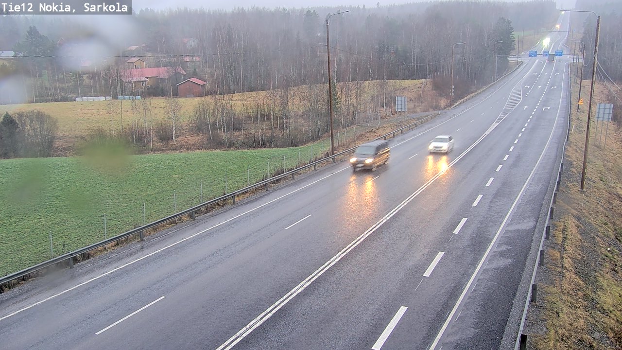 Weather Camera Image Väg 12 Nokia, Sarkola, Nokia, Pirkanmaa