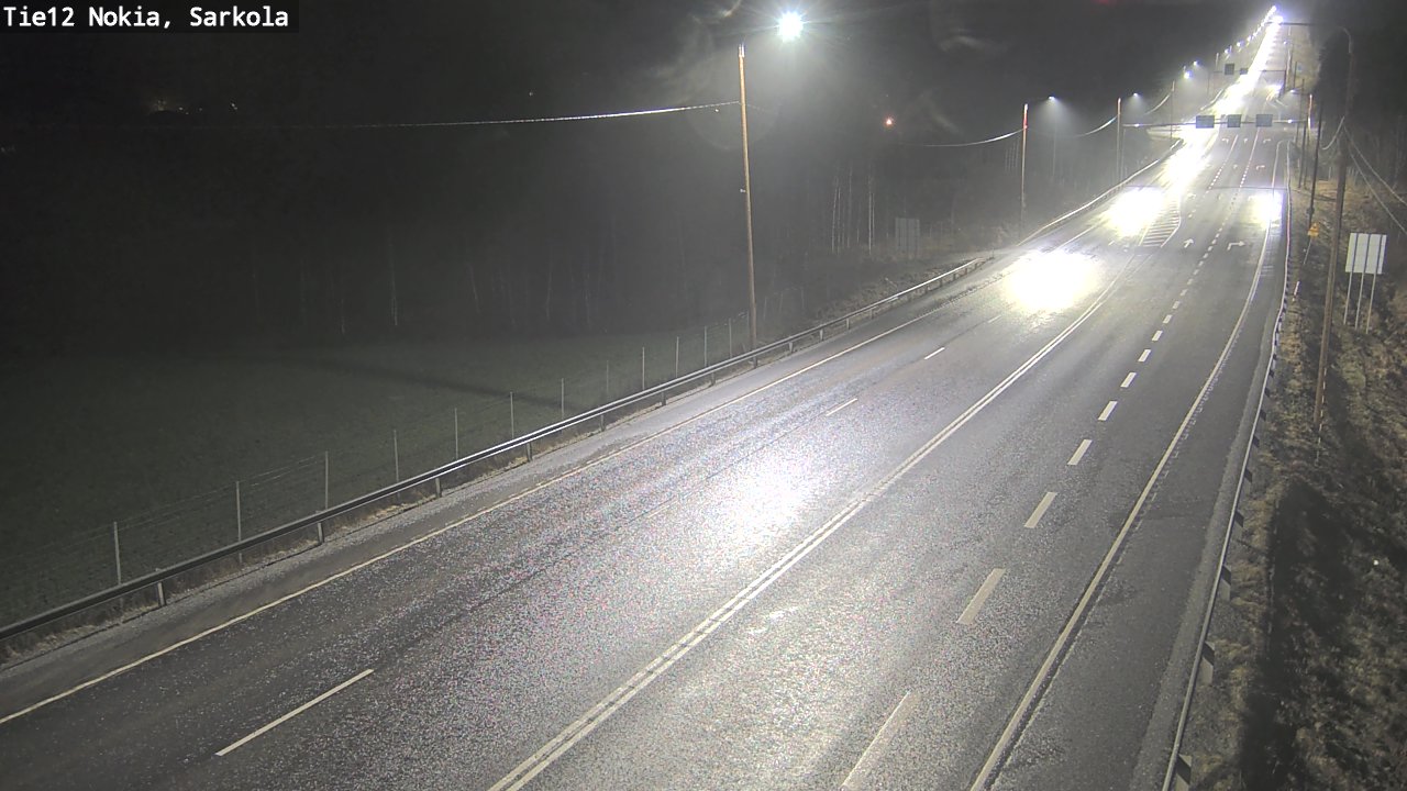 Weather Camera Image Väg 12 Nokia, Sarkola, Nokia, Pirkanmaa