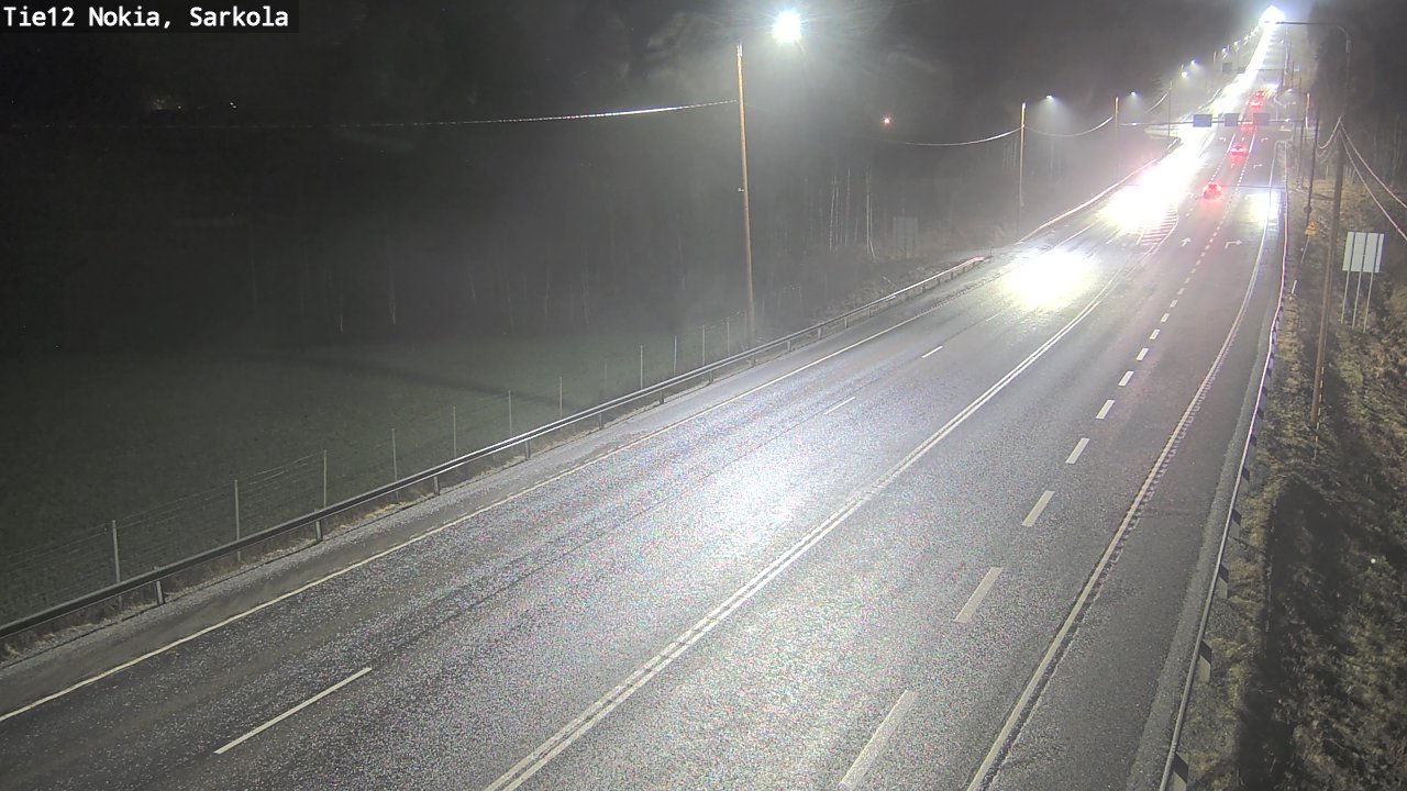 Weather Camera Image Road 12 Nokia, Sarkola, Nokia, Pirkanmaa