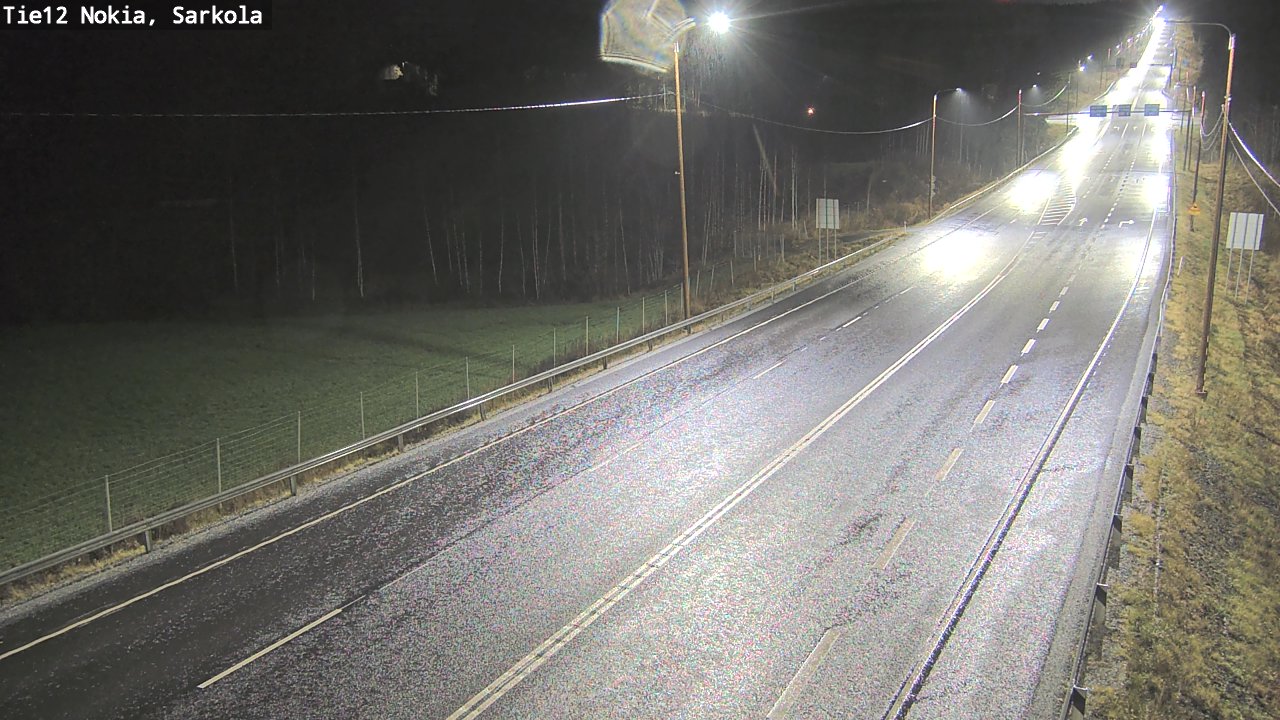 Weather Camera Image Väg 12 Nokia, Sarkola, Nokia, Pirkanmaa