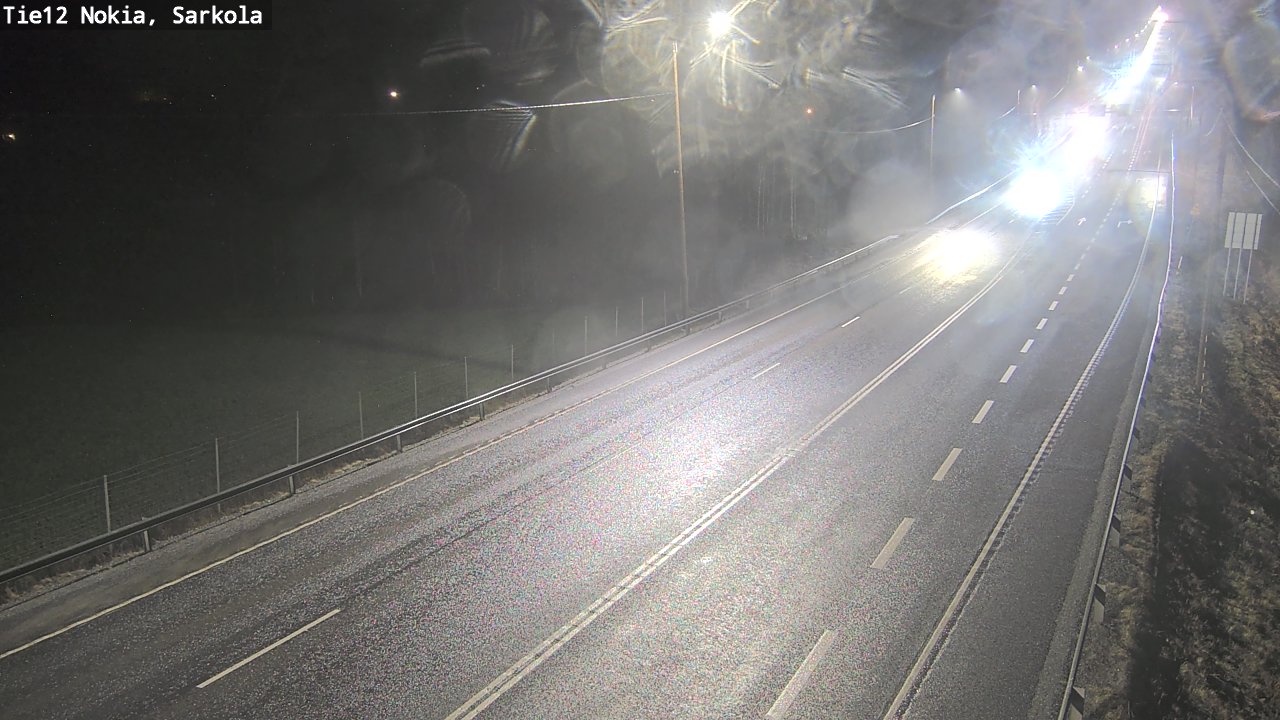 Weather Camera Image Väg 12 Nokia, Sarkola, Nokia, Pirkanmaa