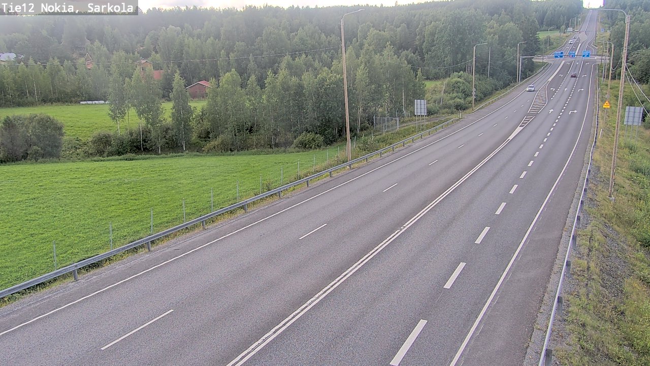 Weather Camera Image Väg 12 Nokia, Sarkola, Nokia, Pirkanmaa
