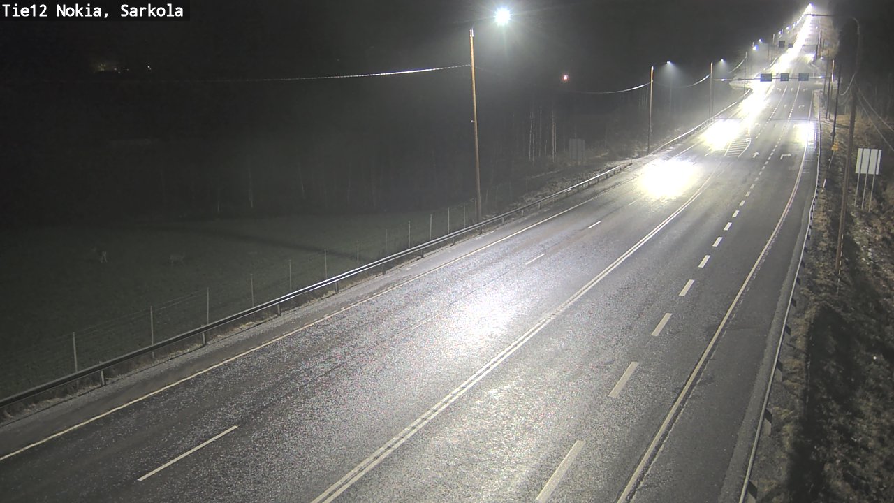 Weather Camera Image Road 12 Nokia, Sarkola, Nokia, Pirkanmaa