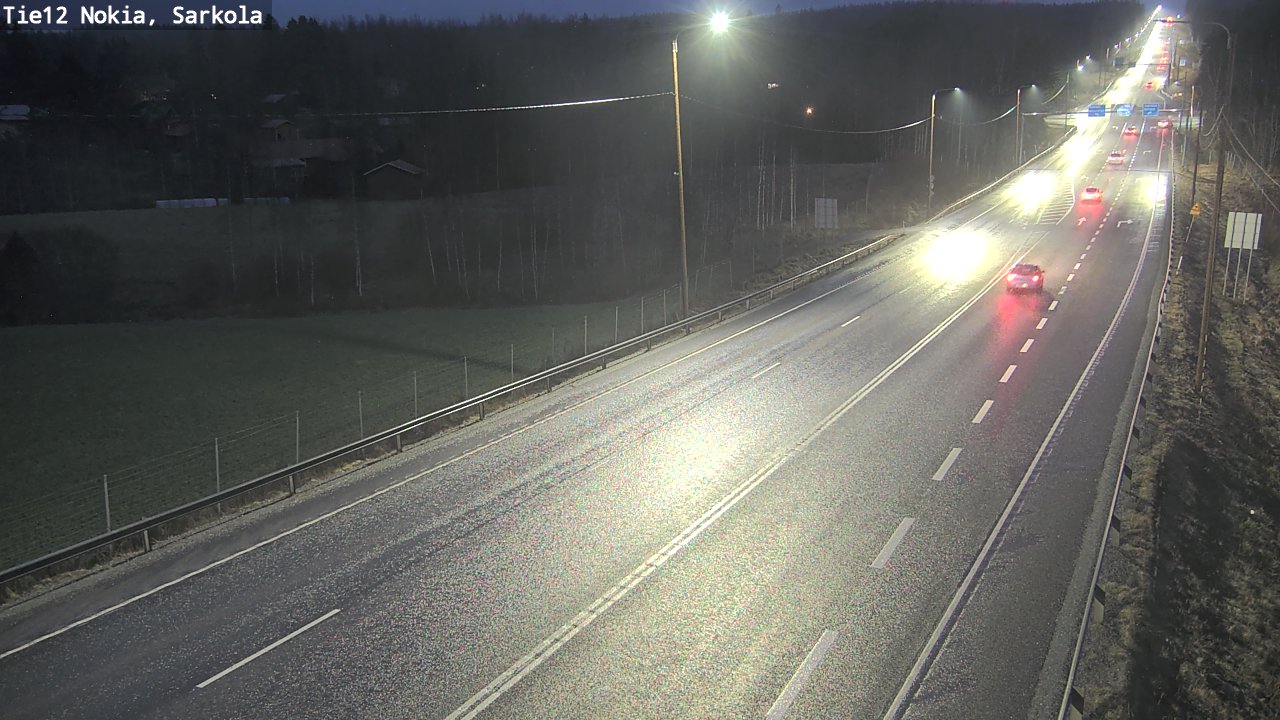 Weather Camera Image Väg 12 Nokia, Sarkola, Nokia, Pirkanmaa