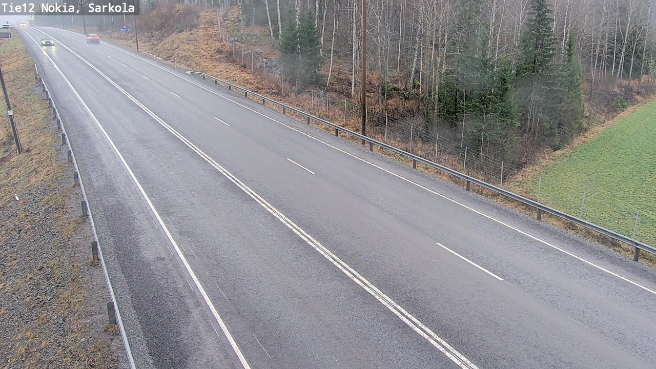 Weather Camera Image Väg 12 Nokia, Sarkola, Nokia, Pirkanmaa