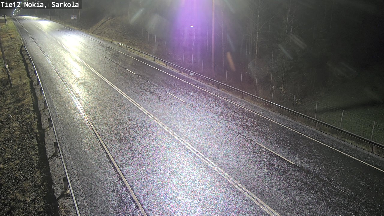 Weather Camera Image Road 12 Nokia, Sarkola, Nokia, Pirkanmaa