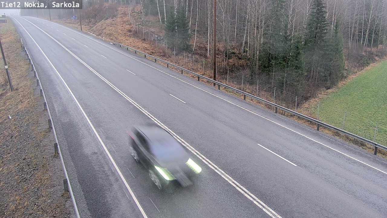 Weather Camera Image Väg 12 Nokia, Sarkola, Nokia, Pirkanmaa