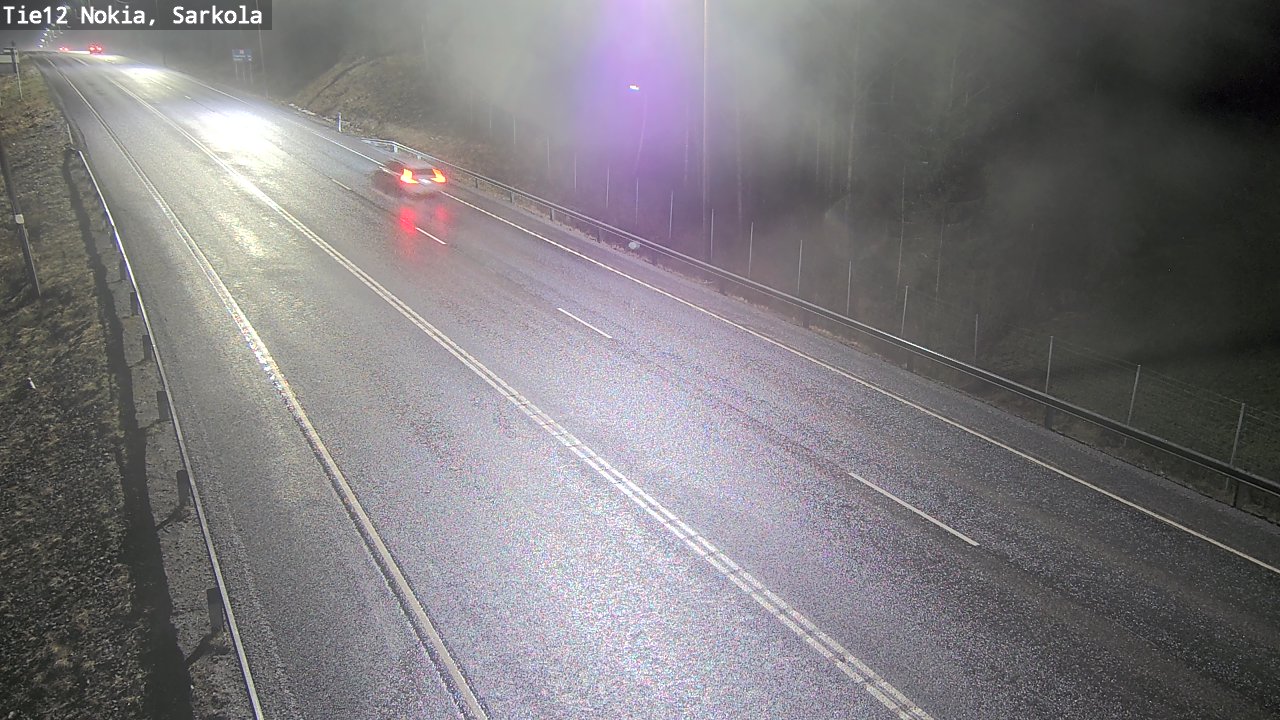 Weather Camera Image Väg 12 Nokia, Sarkola, Nokia, Pirkanmaa