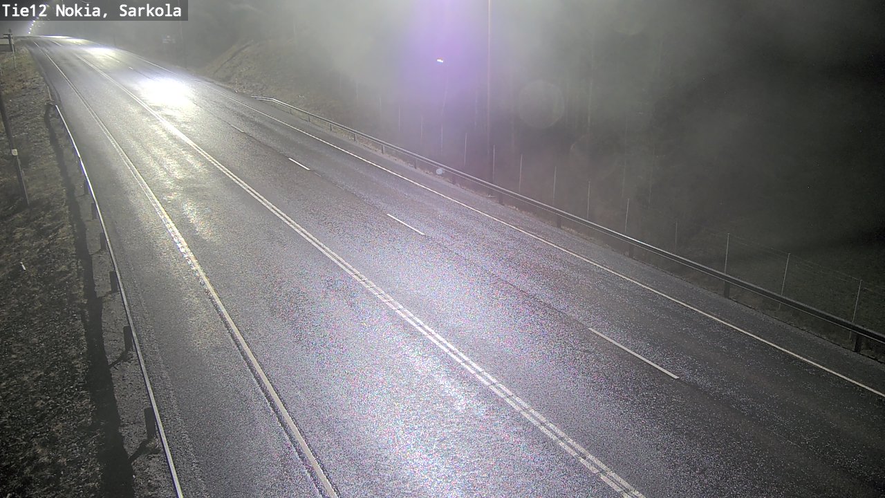 Weather Camera Image Road 12 Nokia, Sarkola, Nokia, Pirkanmaa