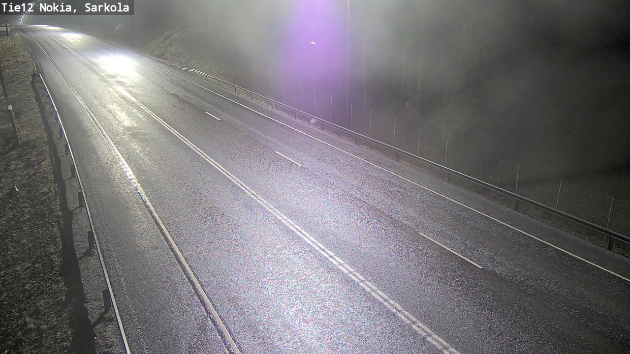 Weather Camera Image Road 12 Nokia, Sarkola, Nokia, Pirkanmaa