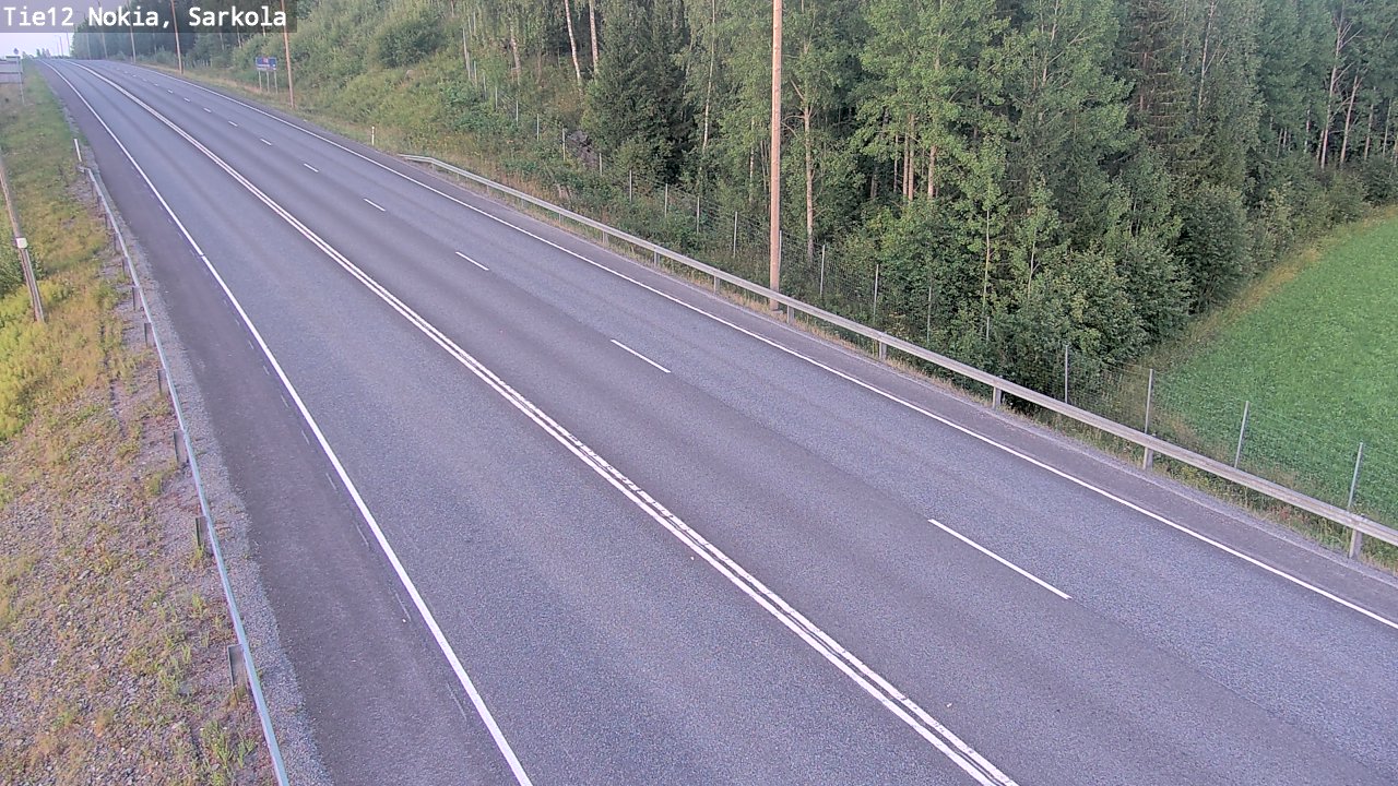 Weather Camera Image Road 12 Nokia, Sarkola, Nokia, Pirkanmaa