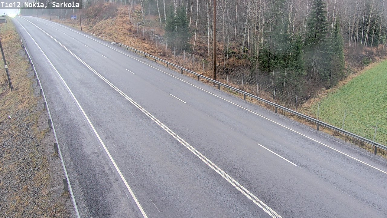 Weather Camera Image Väg 12 Nokia, Sarkola, Nokia, Pirkanmaa