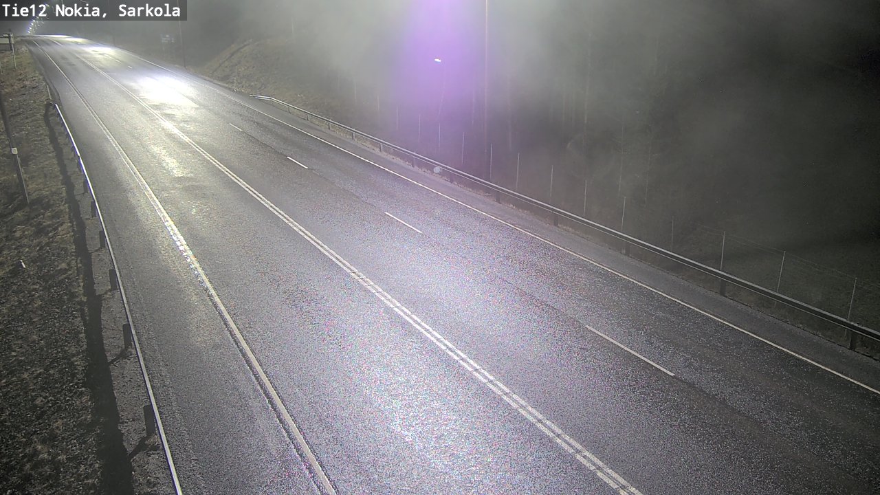 Weather Camera Image Road 12 Nokia, Sarkola, Nokia, Pirkanmaa