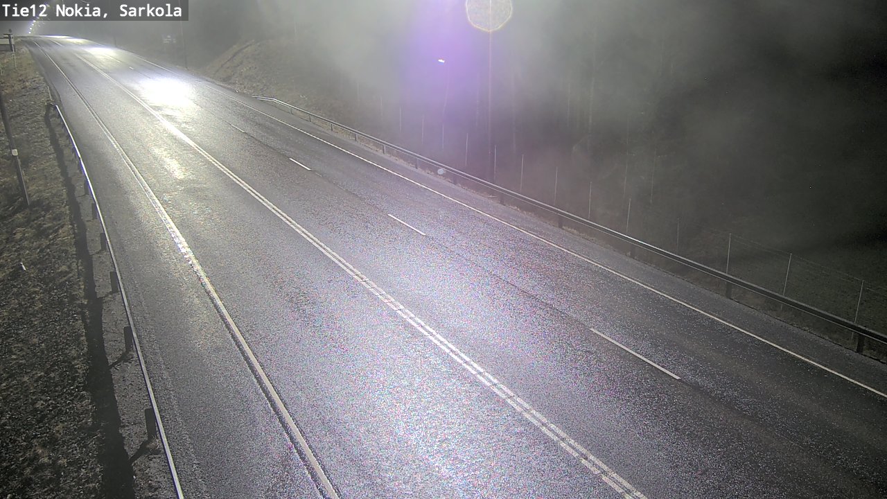 Weather Camera Image Road 12 Nokia, Sarkola, Nokia, Pirkanmaa