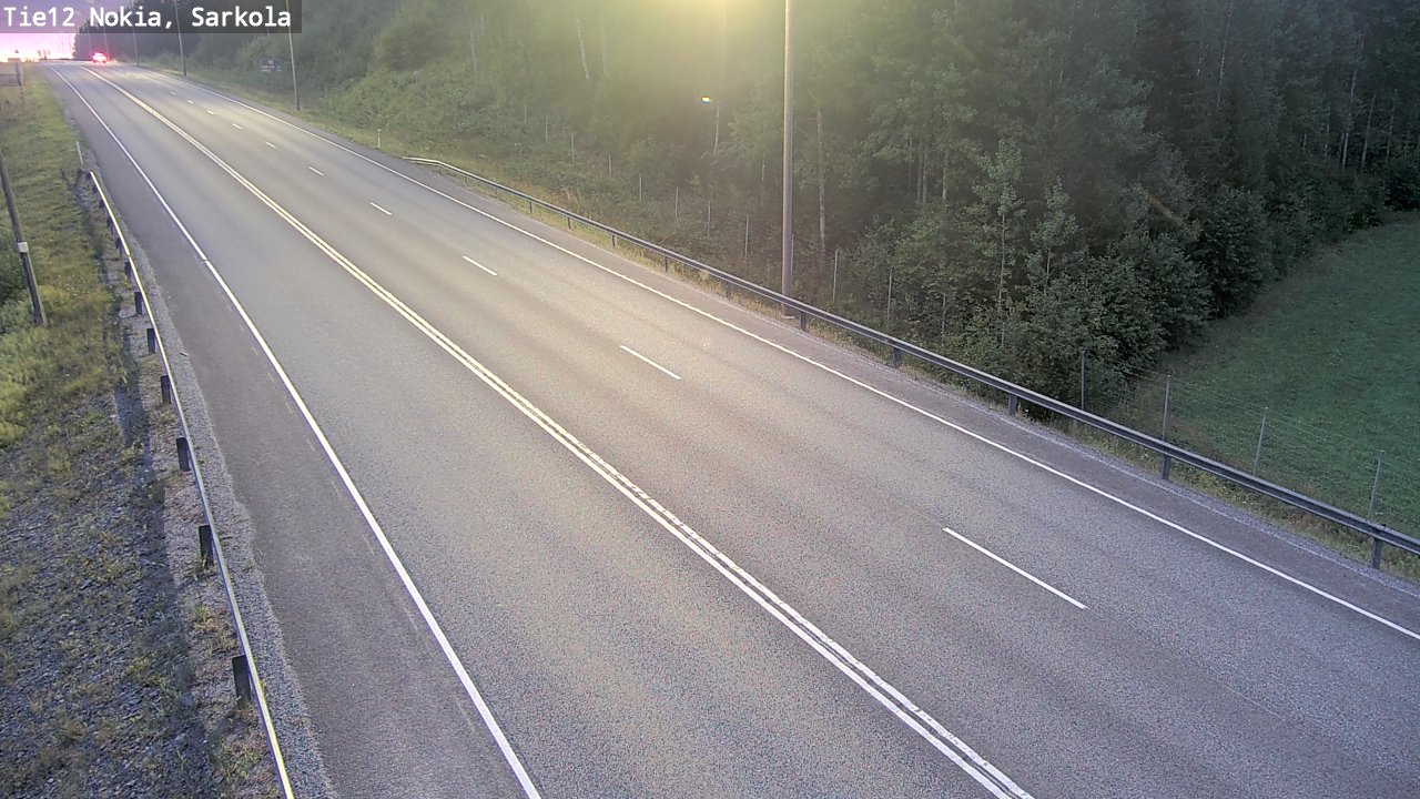 Weather Camera Image Road 12 Nokia, Sarkola, Nokia, Pirkanmaa