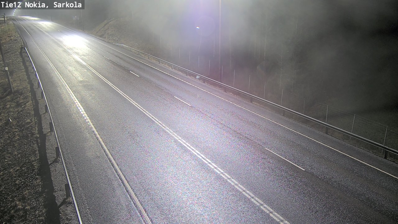 Weather Camera Image Road 12 Nokia, Sarkola, Nokia, Pirkanmaa