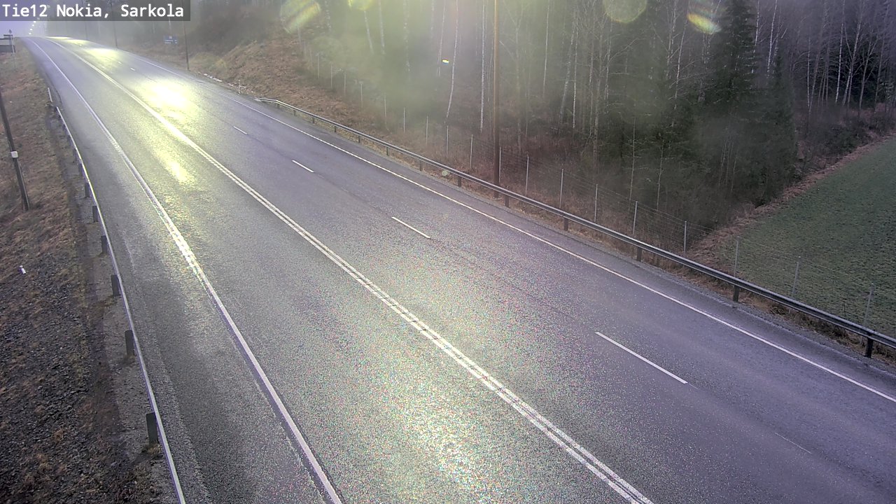 Weather Camera Image Väg 12 Nokia, Sarkola, Nokia, Pirkanmaa