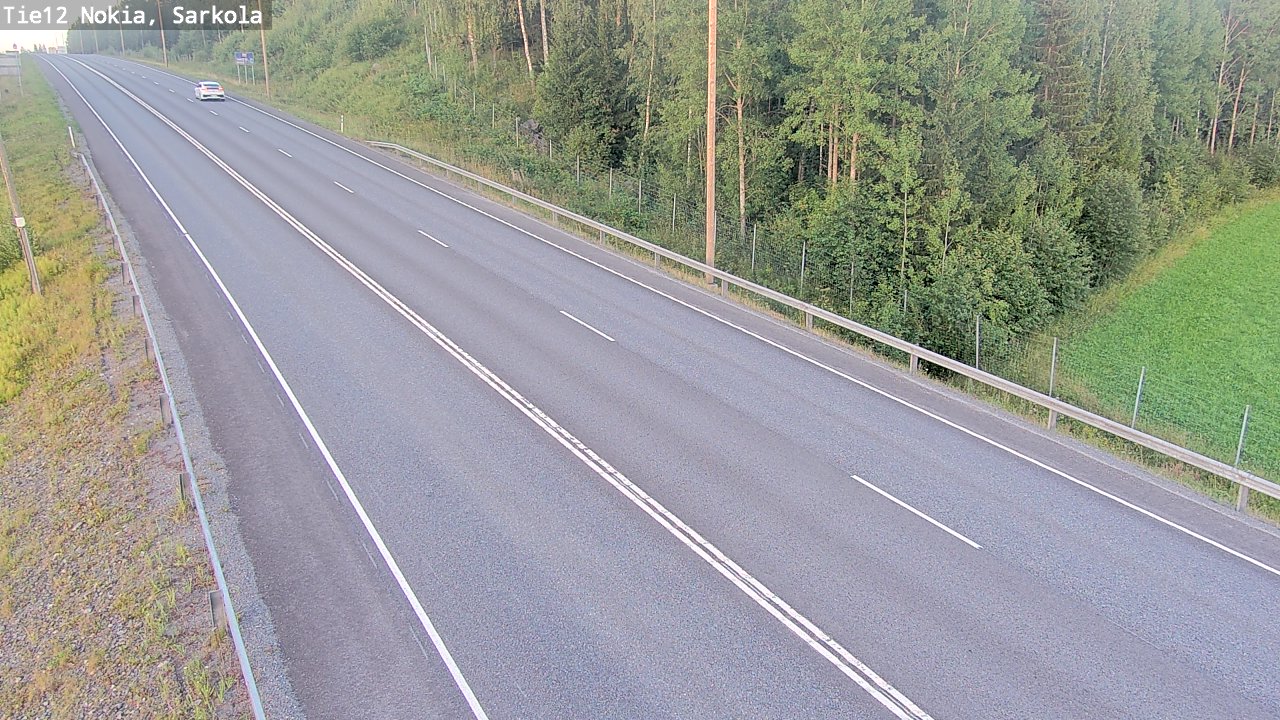 Weather Camera Image Road 12 Nokia, Sarkola, Nokia, Pirkanmaa